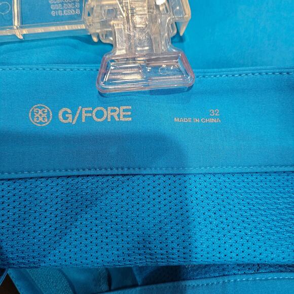 G/Fore Men's 32 Teal Maverick 4-Way Stretch Shorts NWT - Picture 4 of 9